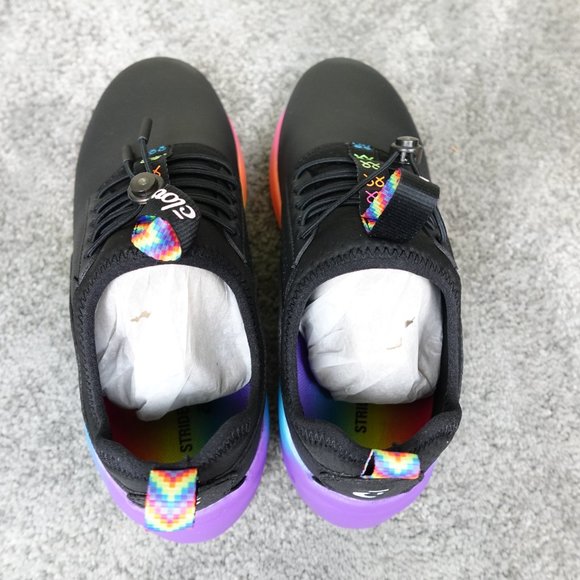 Clove Classic Shoes Womens Sneakers Work Black Rainbow Nursing Running Walking - Picture 12 of 14